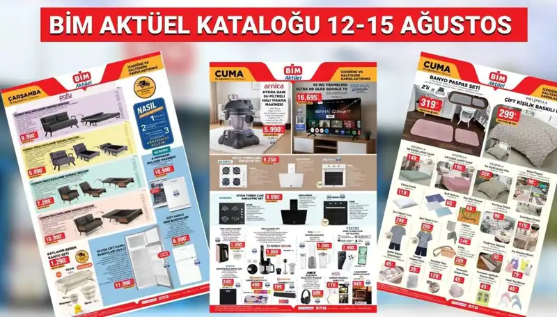 BİM’in Ağustos 2025 Aktüel Kataloğunda Neler Var? Kaçırmayın!