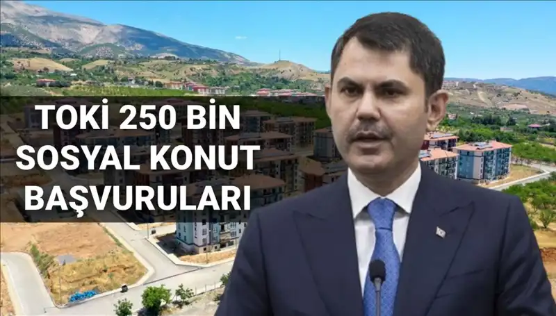 TOKİ 250 Bin Sosyal Konut Başvuruları 2025’te Başlıyor!