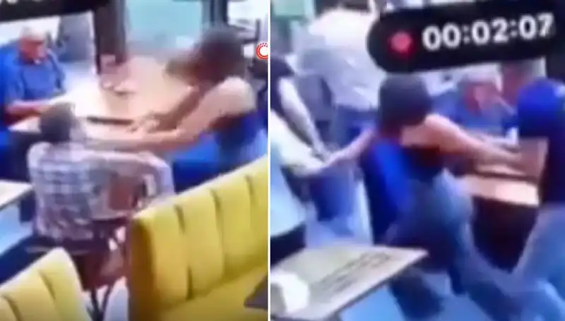 Garsono Tokat Atan Müşteri, Restoranın Sahibi Tarafından Dayak Yedi!