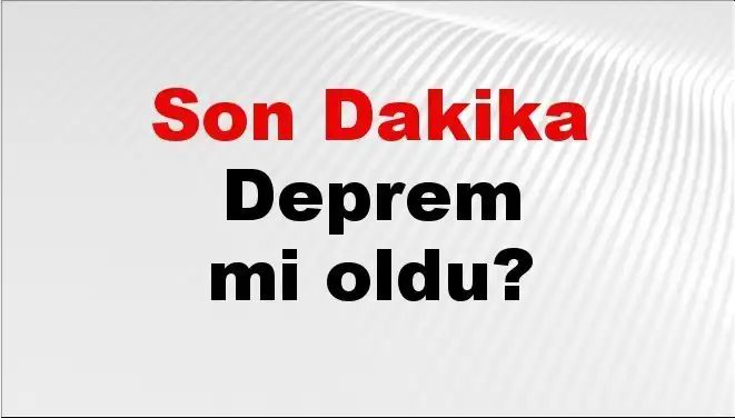 Muğla'da Son Dakika Deprem: Şok Gelişmeler ve Detaylar