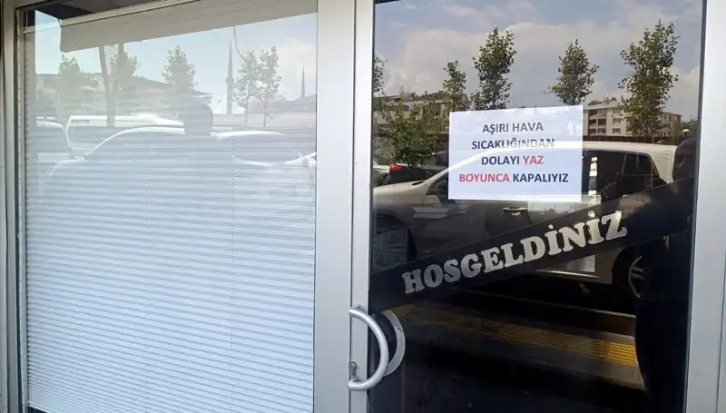Afrikadan Gelen Sıcakların Esnafa Etkisi: Dükkanlar Kapandı!